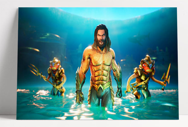 Fortnite Poster Aquaman