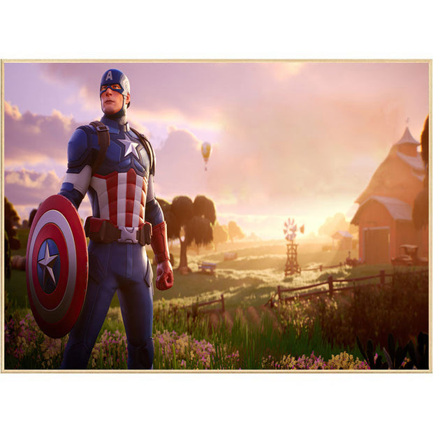 Poster Fortnite Captain America