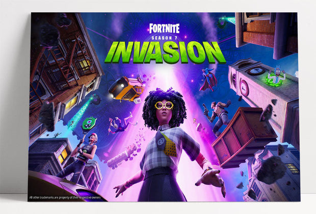 Fortnite Wall Poster Invasion