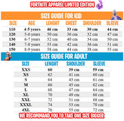 Fortnite shop size guide limited edition