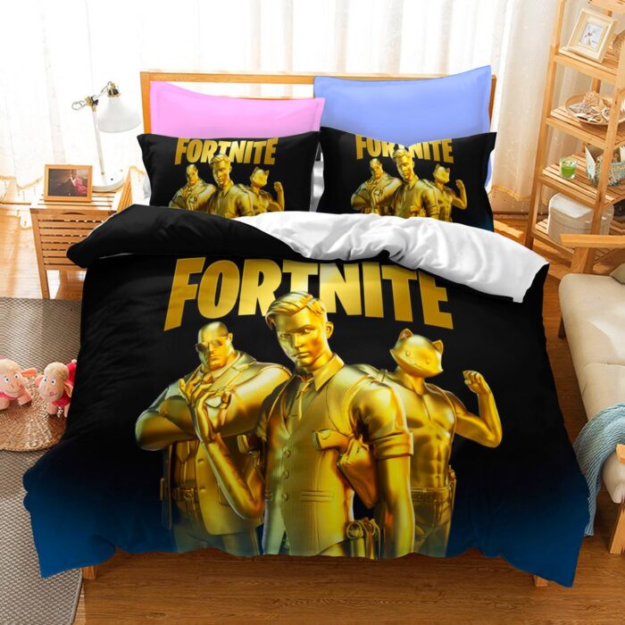 Fortnite Bed Set Gold Midas