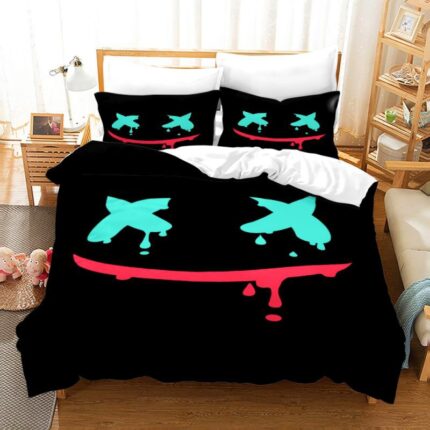 Fortnite Bed Set Marshmello Black