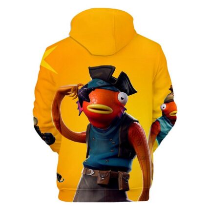 Fortnite hoodie Fishstick back