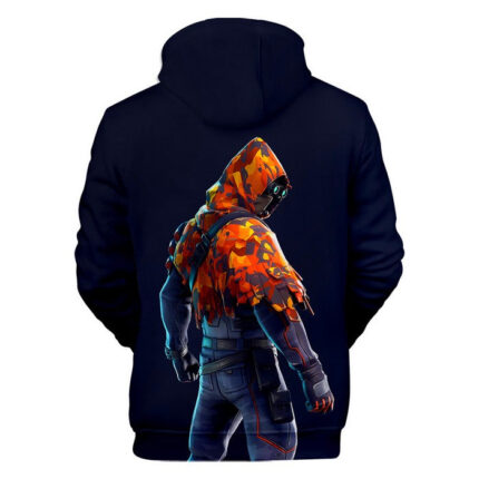 Fortnite Hoodie Longshot back