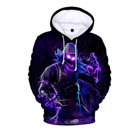 Fortnite Hoodie Raven Lightning