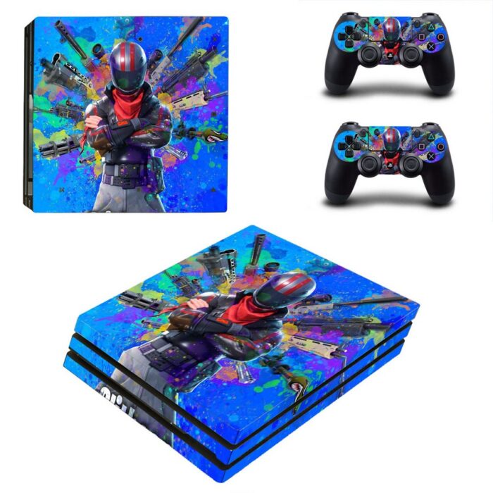 Fortnite stickers PS4 Pro Burnout