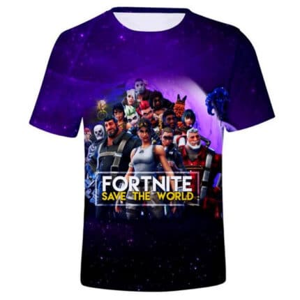 Fortnite T-Shirt Save The World Team